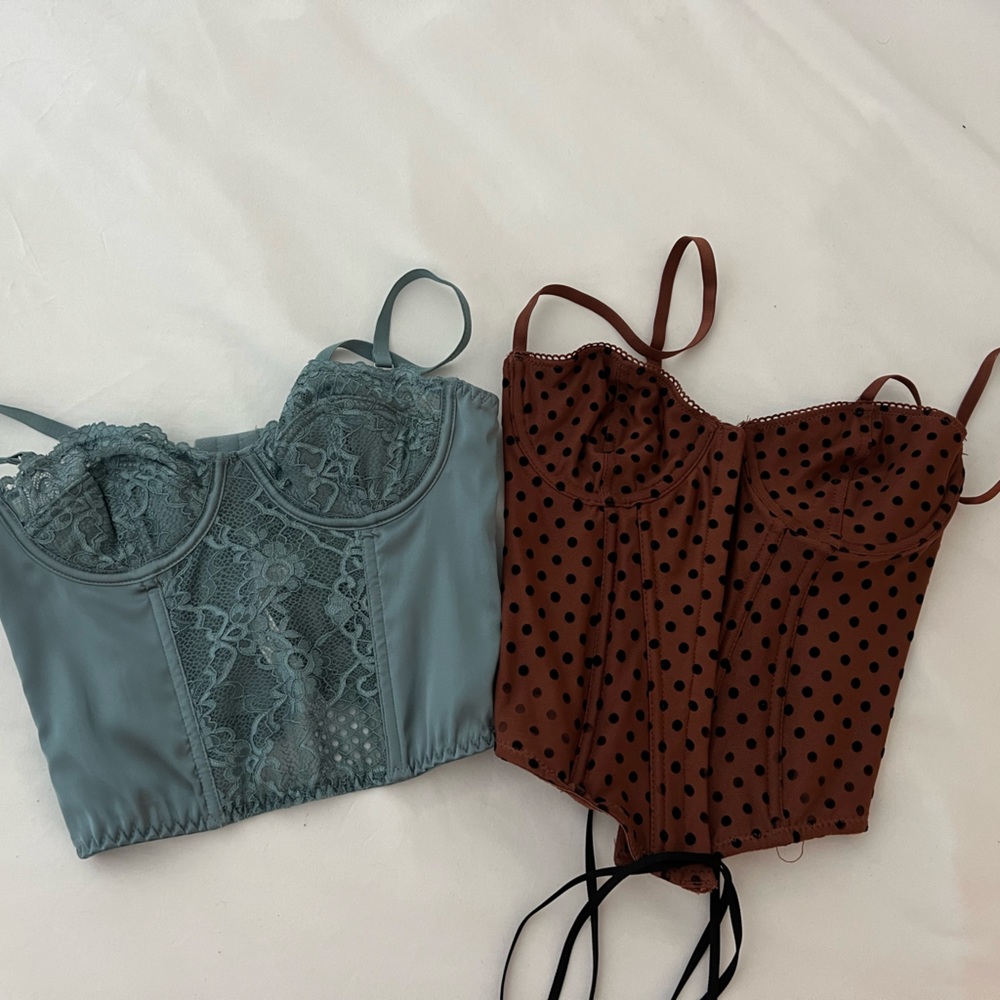 Urban outfitters corset tops